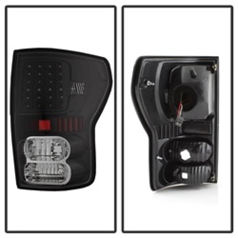 xTune Toyota Tundra 07-13 LED Tail Lights Black ALT-ON-TTU07-LED-BK
