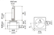 Load image into Gallery viewer, Hella Xenon D1S Bulb PK32d-2 85V 35W 4300k
