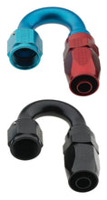 Load image into Gallery viewer, Fragola -6AN Nut x -8AN Hose 180 Degree Expanding Hose End - Blue/Red