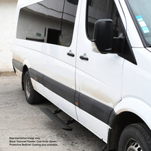 Load image into Gallery viewer, Go Rhino 13-18 Mercedes-Benz Sprinter 2500/3500 Van 3dr E-BOARD E1 Elec. Running Board Kit - Tex Blk