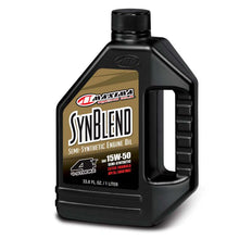Load image into Gallery viewer, Maxima Syn Blend Ester 4T Semi-Synthetic 15W50 Engine Oil - 1L