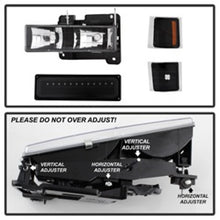 Load image into Gallery viewer, xTune 92-94 Blazer Full Size Corner/LED Bumper Headlights Black HD-JH-CCK88-LED-AM-BK-SET