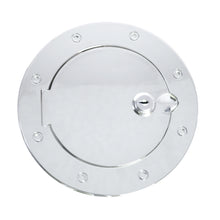 Load image into Gallery viewer, Rugged Ridge Locking Gas Cap Door Chrome 07-18 Jeep Wrangler