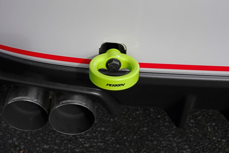 PERRIN 15-21 Subaru WRX/STI Tow Hook Kit (Rear) - Neon Yellow