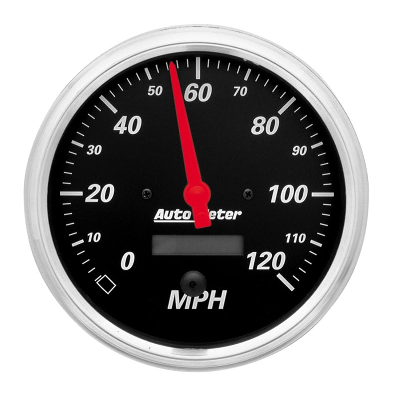 Autometer Designer Black 69-76 Nova Dash Kit 6pc Tach / MPH / Fuel / Oil / WTMP / Volt