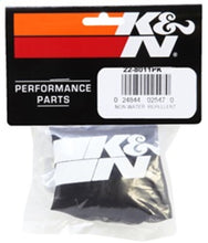 Load image into Gallery viewer, K&amp;N PreCharger Air Filter Wrap Black Universal 4in. Height 4in. Inside Diameter