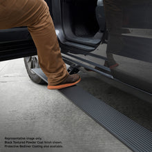 Load image into Gallery viewer, Go Rhino 15-19 Chev Silverado 25/3500HD CC (Dsl) 4dr E-BOARD E1 Running Board Kit - Bedliner Coat