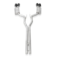 Load image into Gallery viewer, Stainless Works 2020 Ford GT500 Redline Catback H-Pipe Exhaust Factory Connect - Black Tips