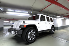 Load image into Gallery viewer, Rally Armor 18-25 Jeep JL Wrangler Black UR Mud Flap w/Red Logo