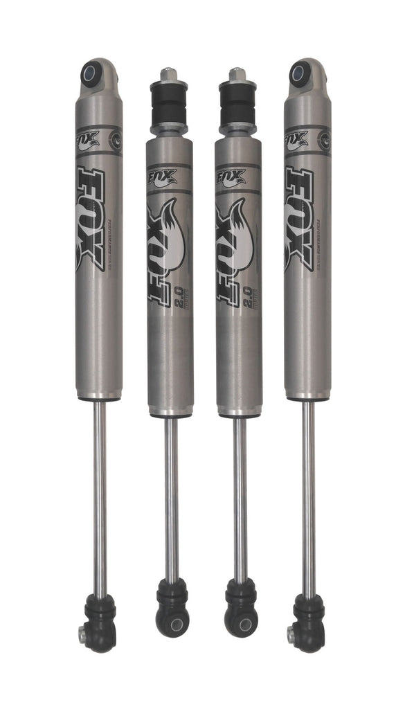 MaxTrac 07-18 Jeep Wrangler JK 2WD/4WD 4.5in Front & Rear FOX 2.0 Performance Shock Absorbers