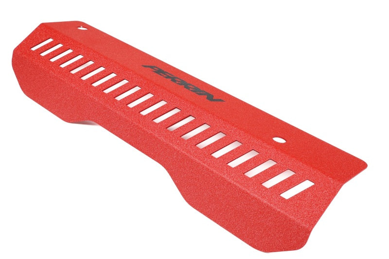 PERRIN 22-25 Subaru WRX Pulley Cover - Red (SHORT - For Use w/PERRIN AOS)