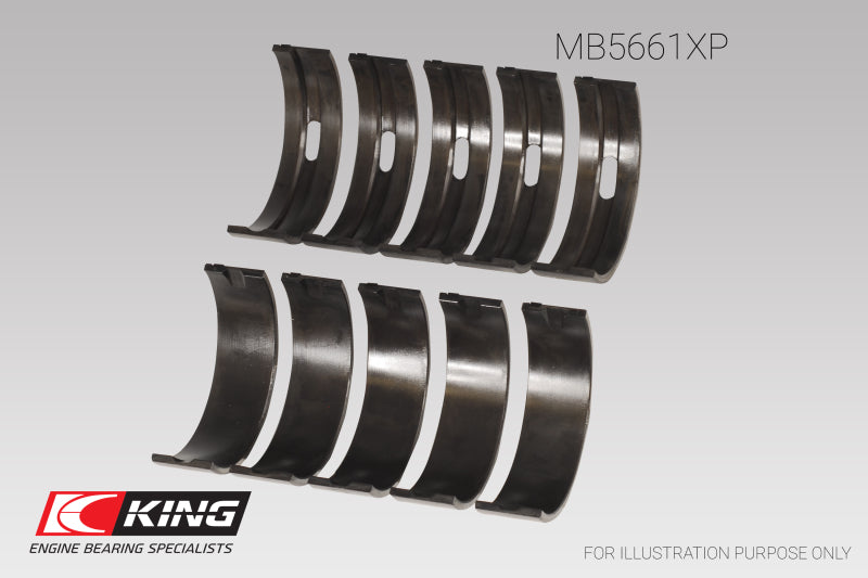 King Engine Bearings Audi/VW ADZ/ AWT/ APK/ BHP/ BPY/ AKS (Size 0.26) Main Bearing Set