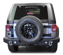 Load image into Gallery viewer, DV8 Offroad 07-18 Jeep Wrangler JK Full Length Rear Bumper w/ Light Holes