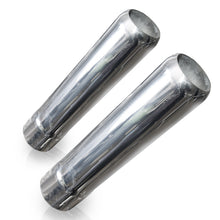 Load image into Gallery viewer, Stainless Works Pencil Cut Exhaust Tips 2 1/2in Body 2 1/2in ID Inlet