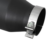 Load image into Gallery viewer, aFe Diesel Exhaust Tip Bolt On Black 4in Inlet x 6in Outlet x 15in
