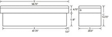 Load image into Gallery viewer, Lund Universal Aluminum Single Lid Cross Bed Box - Brite