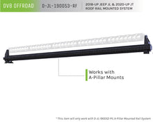 Load image into Gallery viewer, DV8 Offroad 2018+ JL/Gladiator Picatinny Rail Roof Light Mount