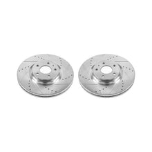 Load image into Gallery viewer, Power Stop 13-19 Ford Fusion Front Evolution Drilled &amp; Slotted Rotors - Pair