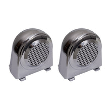 Load image into Gallery viewer, Rugged Ridge 07-10 Jeep Wrangler JK Chrome Tweeter Speaker Enclosures
