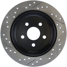 Load image into Gallery viewer, StopTech 03-09 Chrysler PT Cruiser Tur / 03-05 Dodge Neon SRT-4 Rear Left Slotted &amp; Drilled Rotor