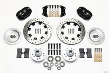Load image into Gallery viewer, Wilwood Forged Dynalite Front Kit 12.19in Drilled Magnum Force Drop Spindle