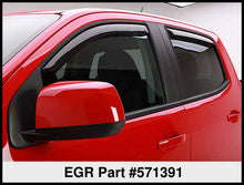 Load image into Gallery viewer, EGR 15+ Chevy Colorado/GMC Canyon Crew Cab In-Channel Window Visors - Set of 4