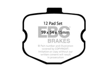 Load image into Gallery viewer, EBC 06-08 Chevrolet Corvette (C6) 7.0 (Z06) Redstuff Front Brake Pads