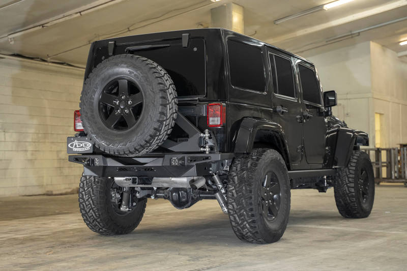 Addictive Desert Designs 07-18 Wrangler JK Stealth Fighter Tire Carrier (Req Stealth Fighter Bumper)