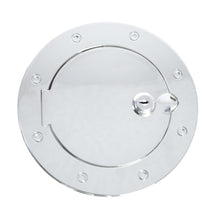 Load image into Gallery viewer, Rugged Ridge Locking Gas Cap Door Chrome 07-18 Jeep Wrangler