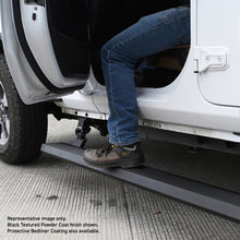 Load image into Gallery viewer, Go Rhino 07-17 Jeep Wrangler 4dr E-BOARD E1 Electric Running Board Kit (Cut Req.) - Tex. Blk