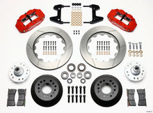 Load image into Gallery viewer, Wilwood Narrow Superlite 6R Front Hub Kit 14.00in Red 74-80 Pinto/Mustang II Disc Spindle only