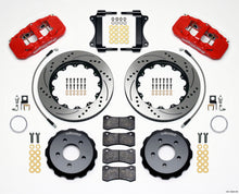 Load image into Gallery viewer, Wilwood AERO6 Front Hat Kit 14.25 Drilled Red 2008-2009 Pontiac G8 w/Lines