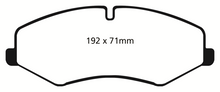 Load image into Gallery viewer, EBC 10-14 Land Rover LR4 5 Greenstuff Front Brake Pads
