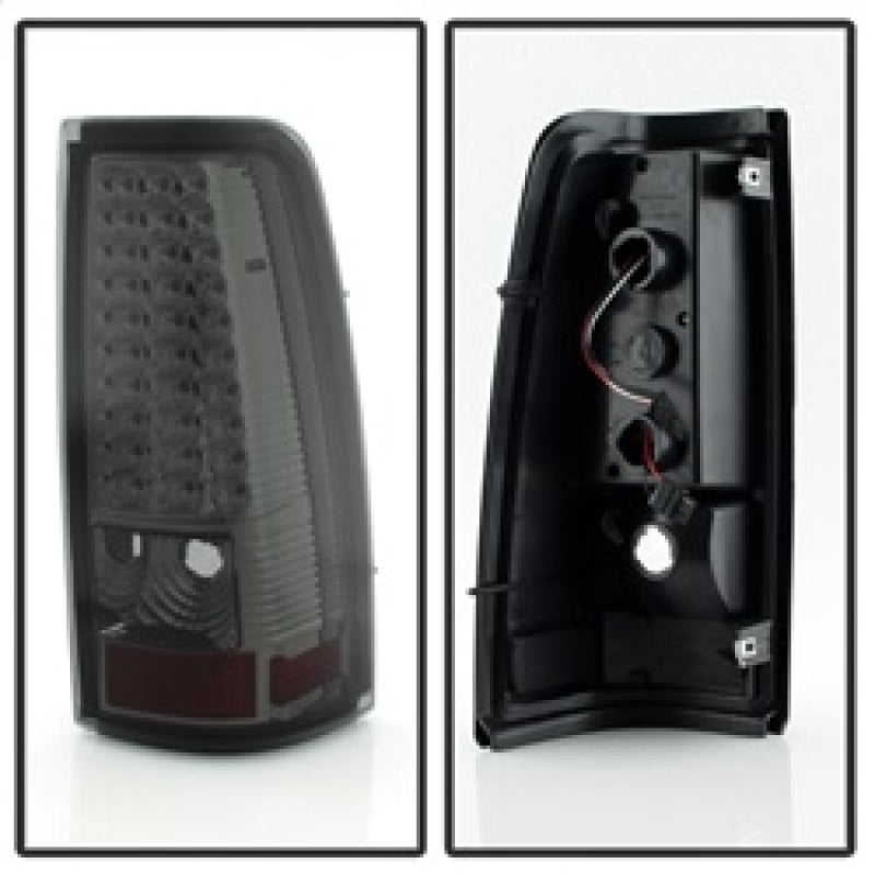 xTune Chevy Silverado 1500/2500/3500 99-02 99-03 LED Tail Lights Smoke ALT-ON-CS99-LED-SM