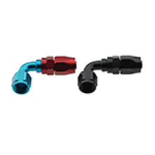 Load image into Gallery viewer, Fragola -12AN x 90 Degree Pro-Flow Hose End - Blue/Red