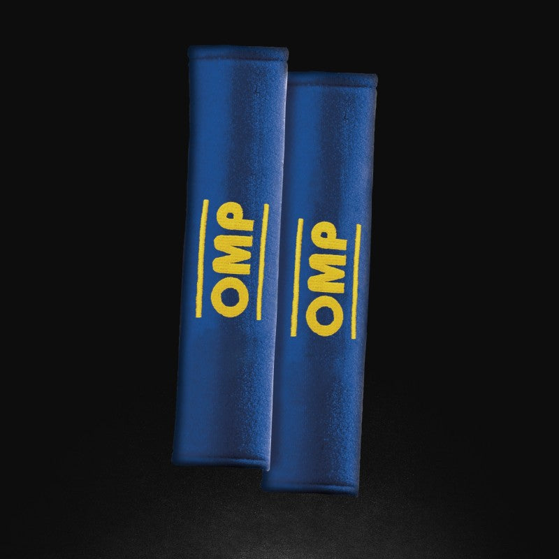 OMP Belt Pads (Pair) - Blue Safety Harness Pads 2 in.