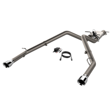 Load image into Gallery viewer, 2019-2024 Ram 1500 QTP Screamer Split Rear Exit Cat Back