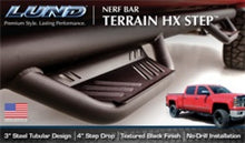 Load image into Gallery viewer, Lund 15-17 Dodge Ram 1500 Crew Cab (Built After 7/1/15) Terrain HX Step Nerf Bars - Black